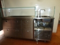 Salix Copper Refridgerated Glass Display Counter